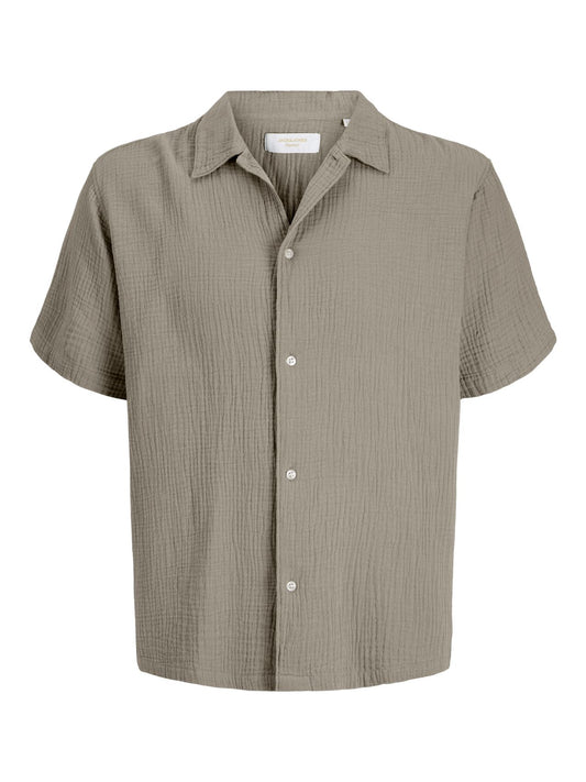 JACK & JONES JORNANTUCKET DOUBLE CLOTH SHIRT SS EA26