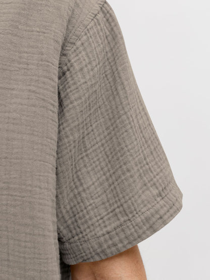 JACK & JONES JORNANTUCKET DOUBLE CLOTH SHIRT SS EA26