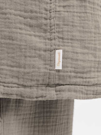 JACK & JONES JORNANTUCKET DOUBLE CLOTH SHIRT SS EA26
