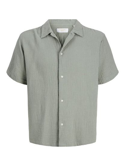 JACK & JONES JORNANTUCKET DOUBLE CLOTH SHIRT SS EA26 M