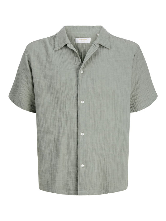 JACK & JONES JORNANTUCKET DOUBLE CLOTH SHIRT SS EA26 M