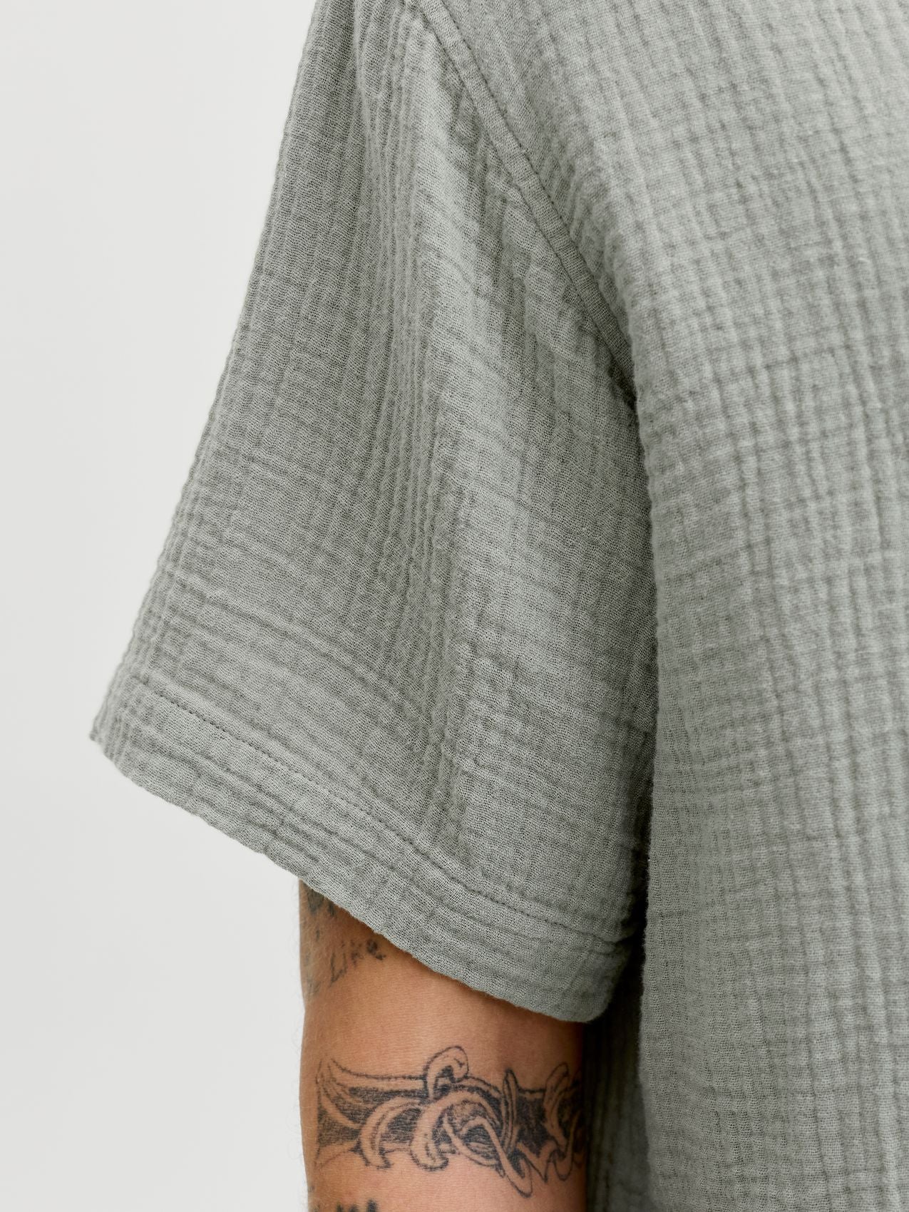 JACK & JONES JORNANTUCKET DOUBLE CLOTH SHIRT SS EA26
