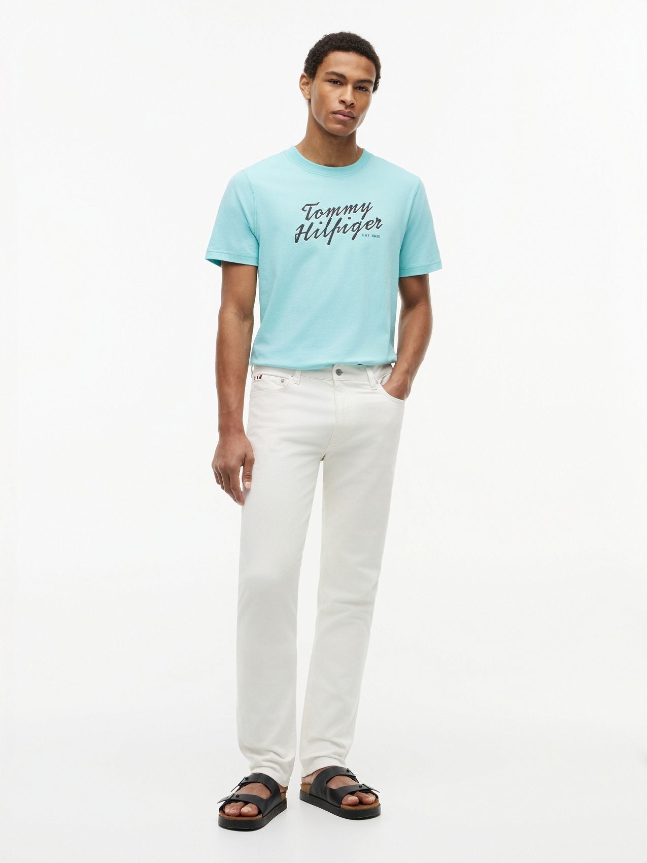 TOMMY HILFIGER T-Shirt mit TH-Logomotiv