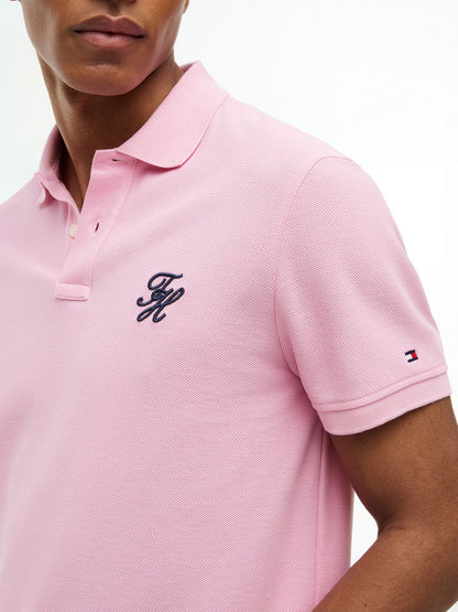 TOMMY HILFIGER Polohemd aus Piqué mit TH-Logo