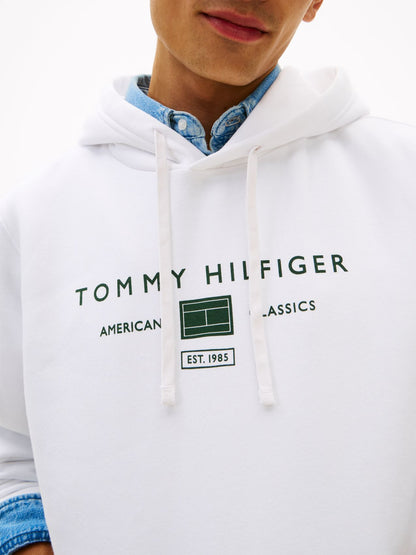 TOMMY HILFIGER Hoodie mit TH-Logoprint