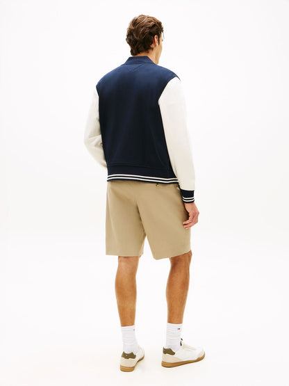 TOMMY HILFIGER Colour-Blocked Terry Bomber Jacket