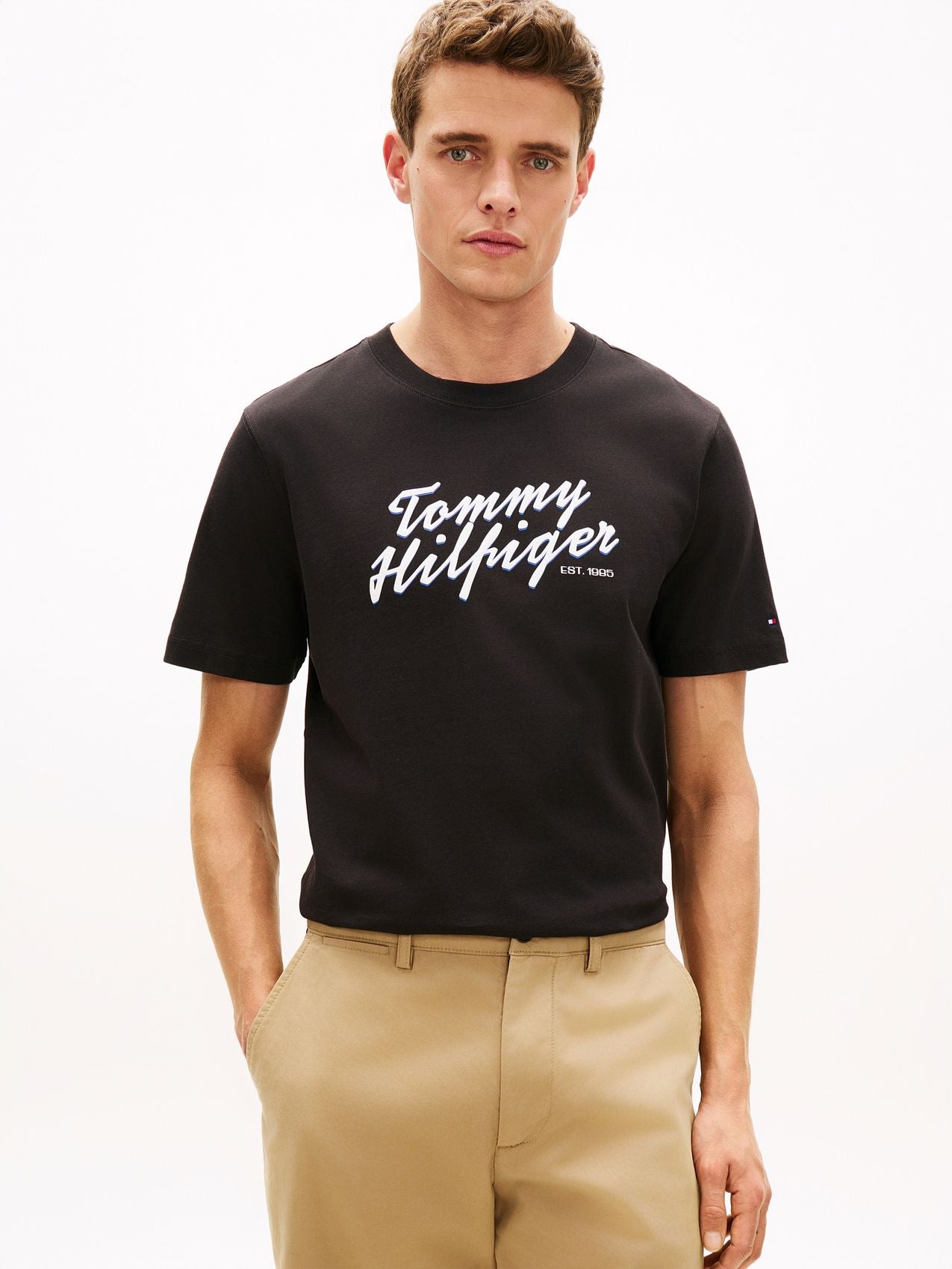 TOMMY HILFIGER T-Shirt mit TH-Logomotiv XL