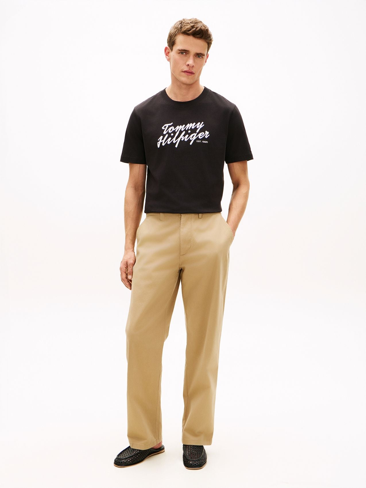 TOMMY HILFIGER T-Shirt mit TH-Logomotiv