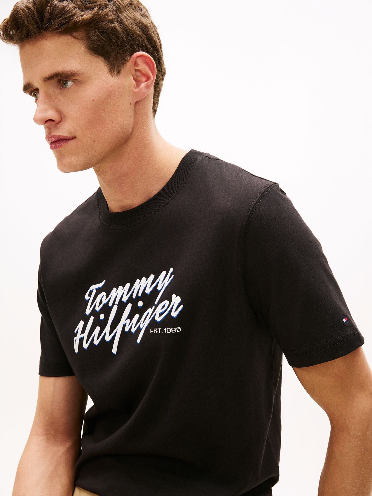 TOMMY HILFIGER T-Shirt mit TH-Logomotiv