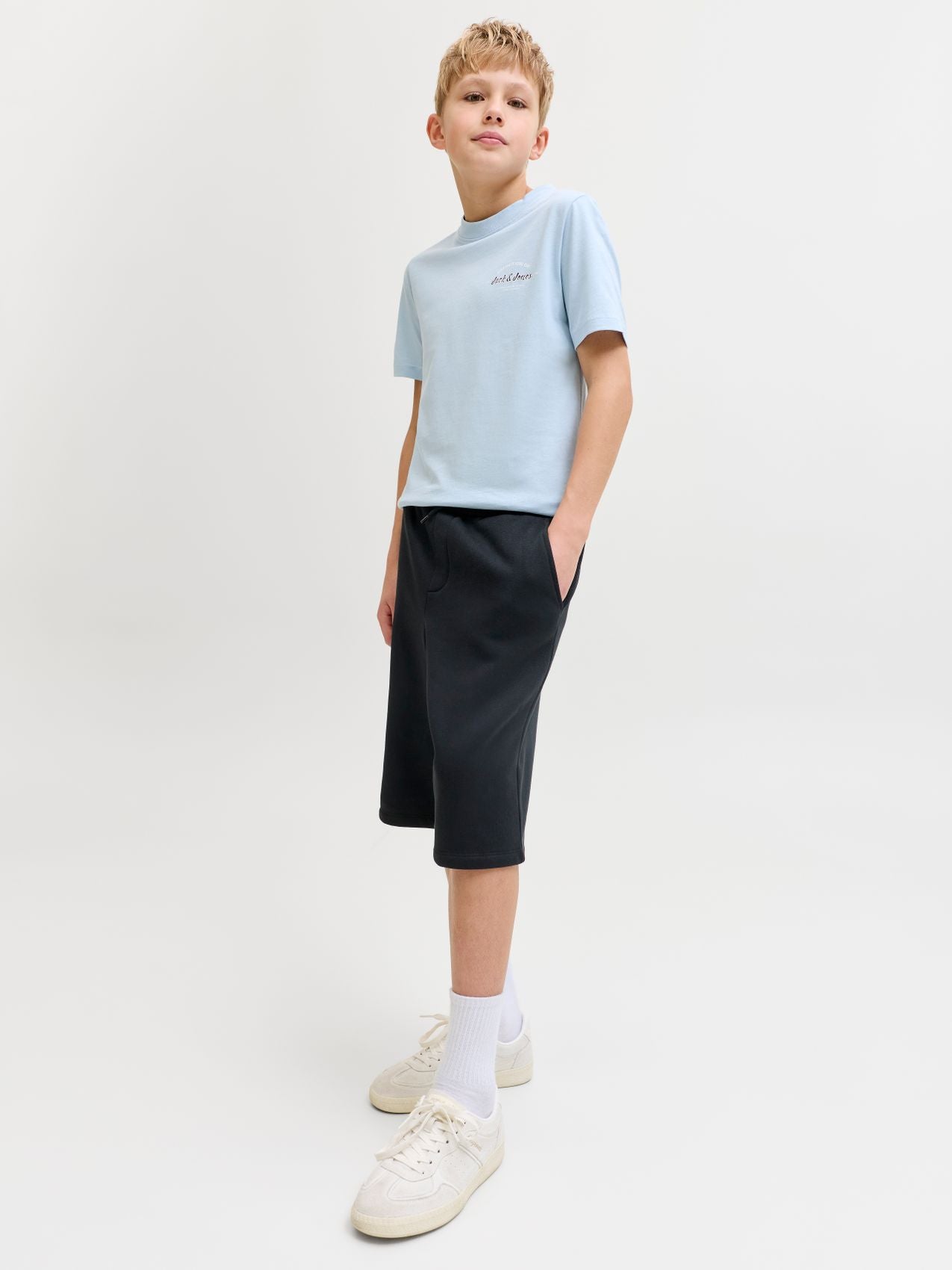 JACK & JONES JPSTOWEN FALLS SWEAT SHORTS JNR