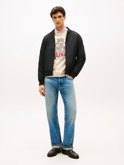 TOMMY HILFIGER Water Resistant Tonal Logo Bomber Jacket