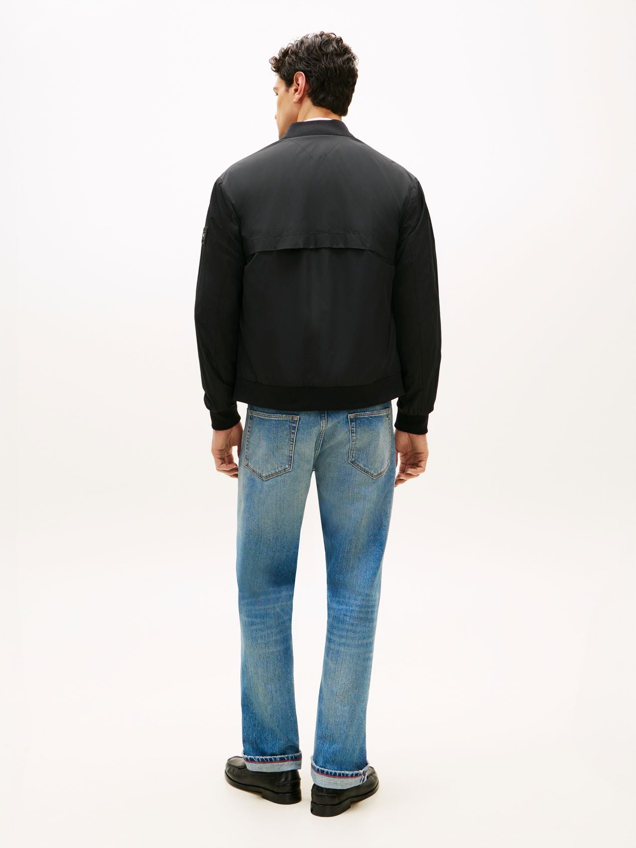 TOMMY HILFIGER Water Resistant Tonal Logo Bomber Jacket