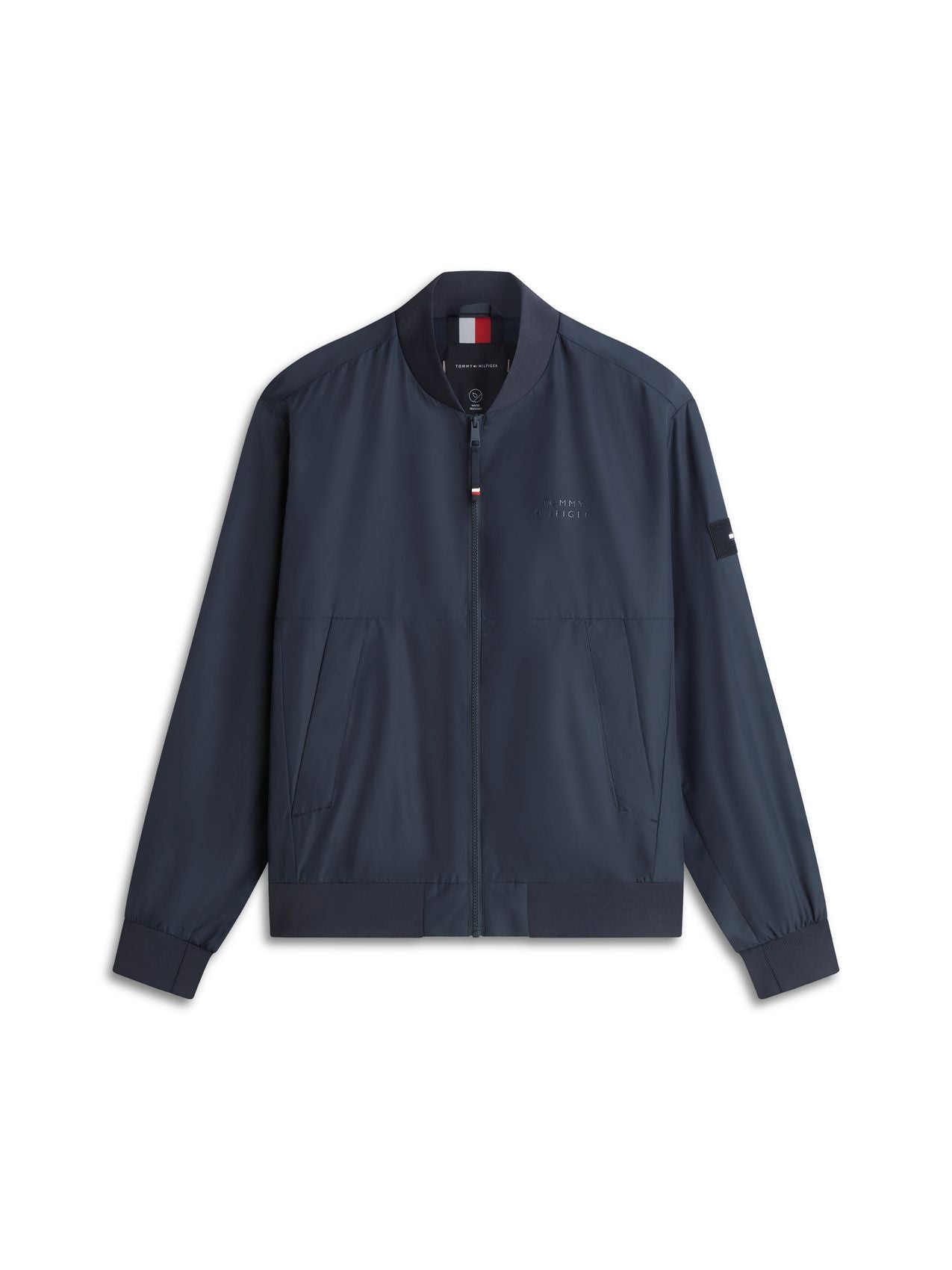 TOMMY HILFIGER Water Resistant Tonal Logo Bomber Jacket