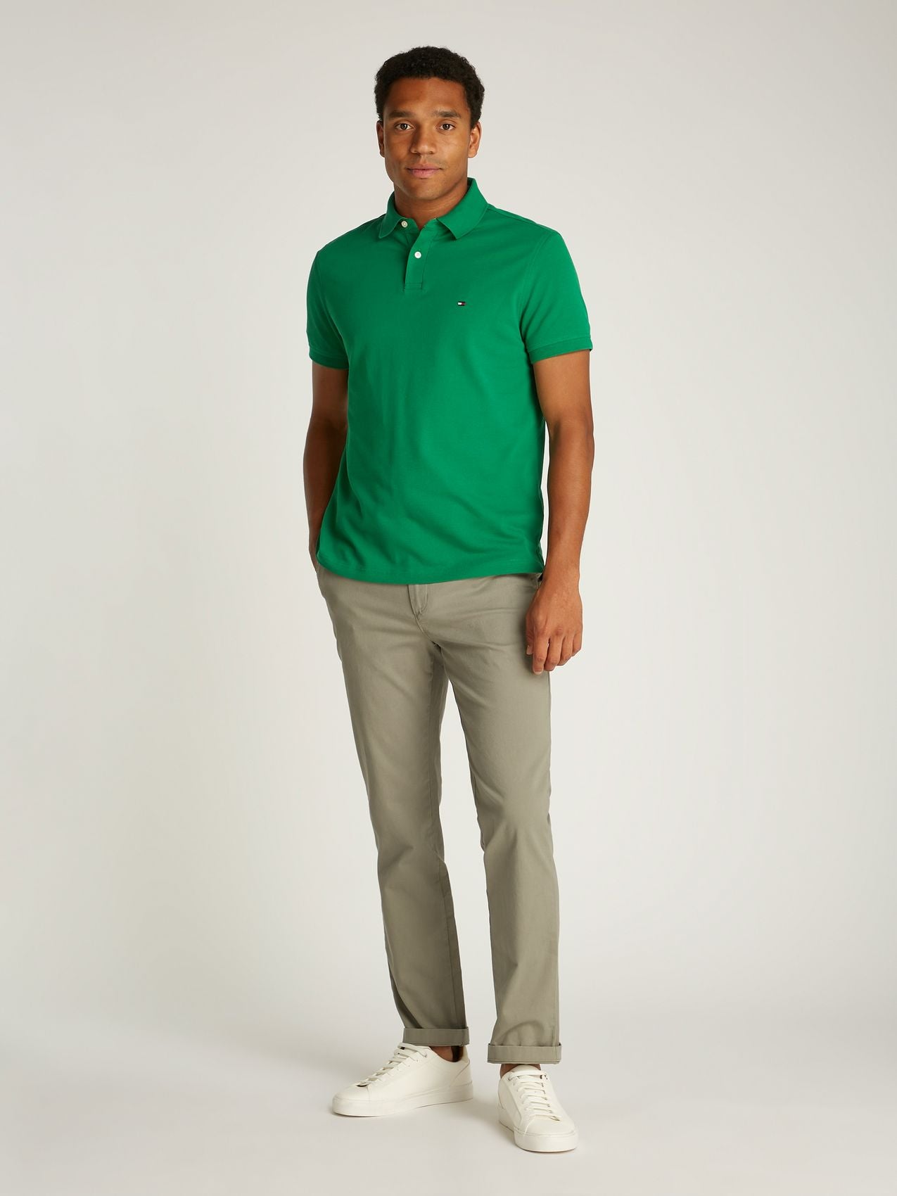 TOMMY HILFIGER 1985 Regular Fit Pique Polo Shirt