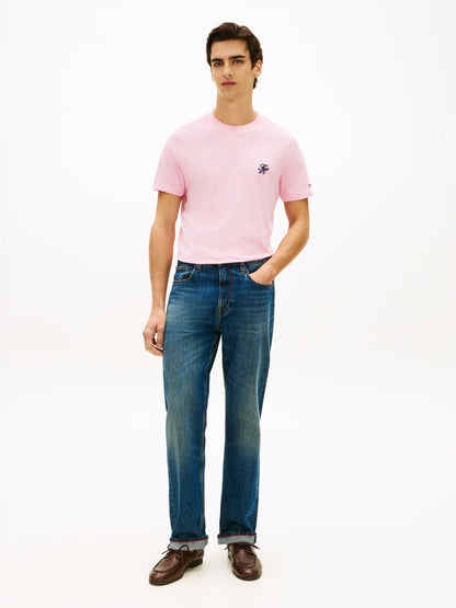 TOMMY HILFIGER Logo Embroidery Jersey T-Shirt