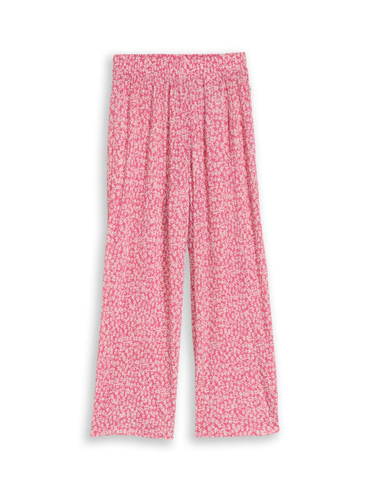 TOM TAILOR Wide Leg Hose mit Struktur