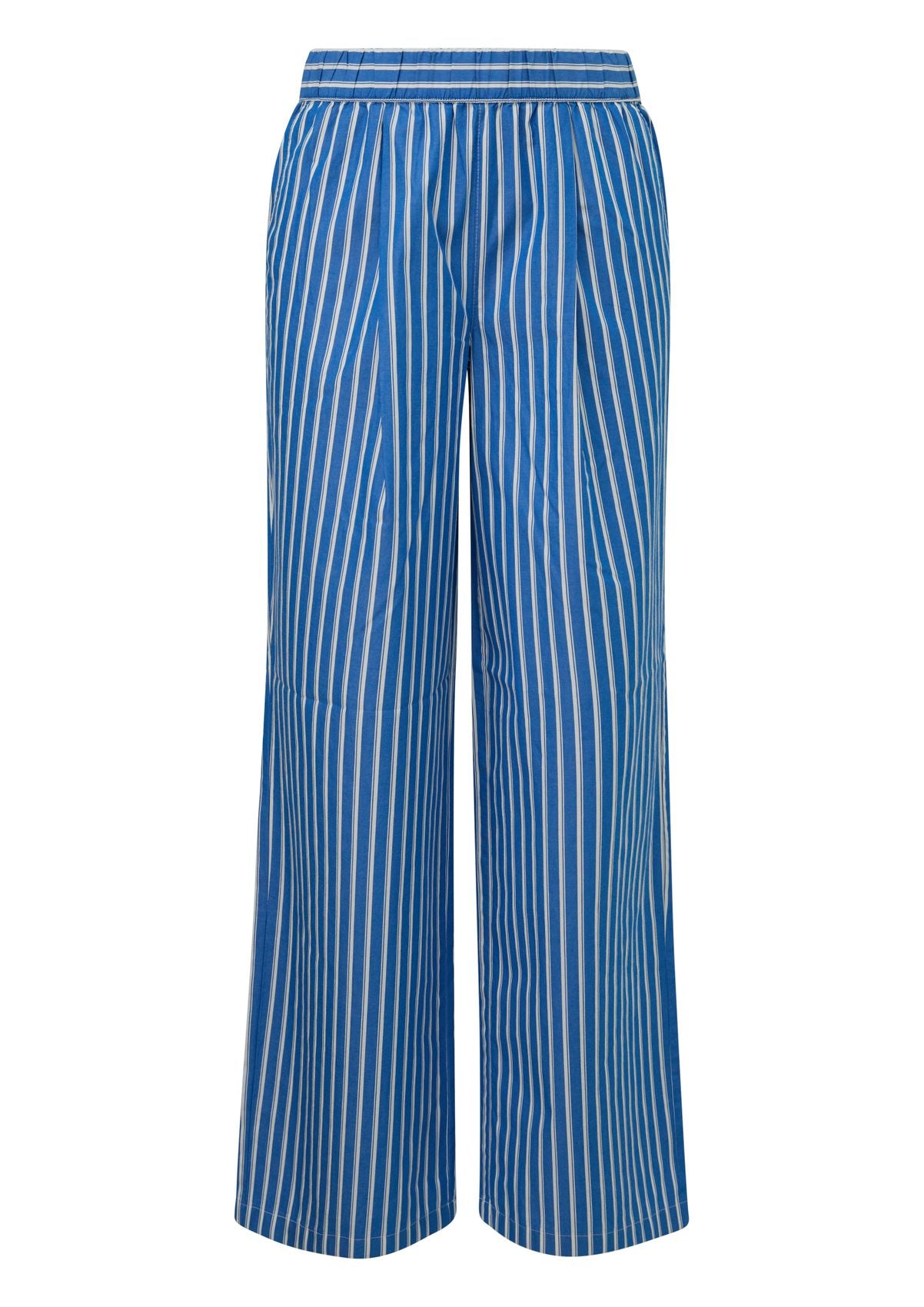 S.OLIVER Popeline-Hose mit Faltendetails