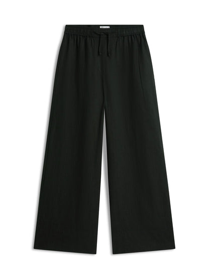 TOMMY HILFIGER Leinenhose mit weitem Bein