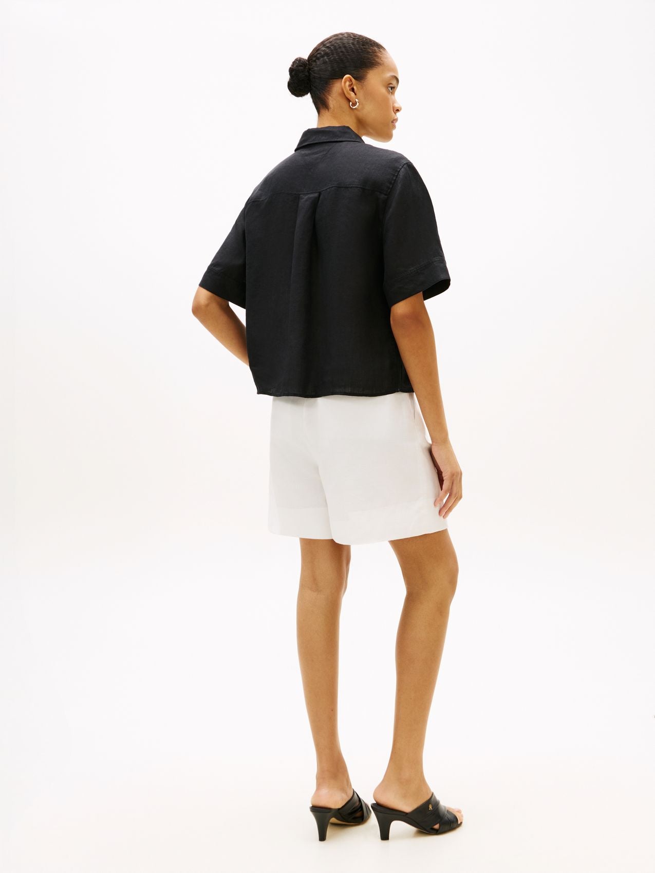 TOMMY HILFIGER Kurzes Leinenhemd
