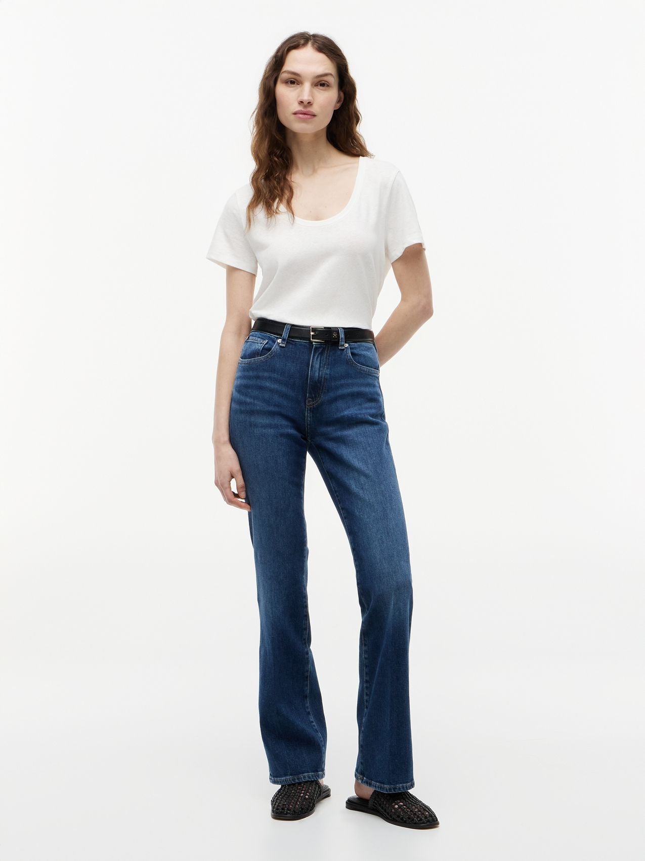 TOMMY HILFIGER T-Shirt aus Leinenmix
