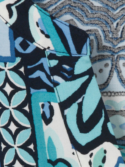 VIA APPIA Kleid V-Ausschnitt 3/4 Arm