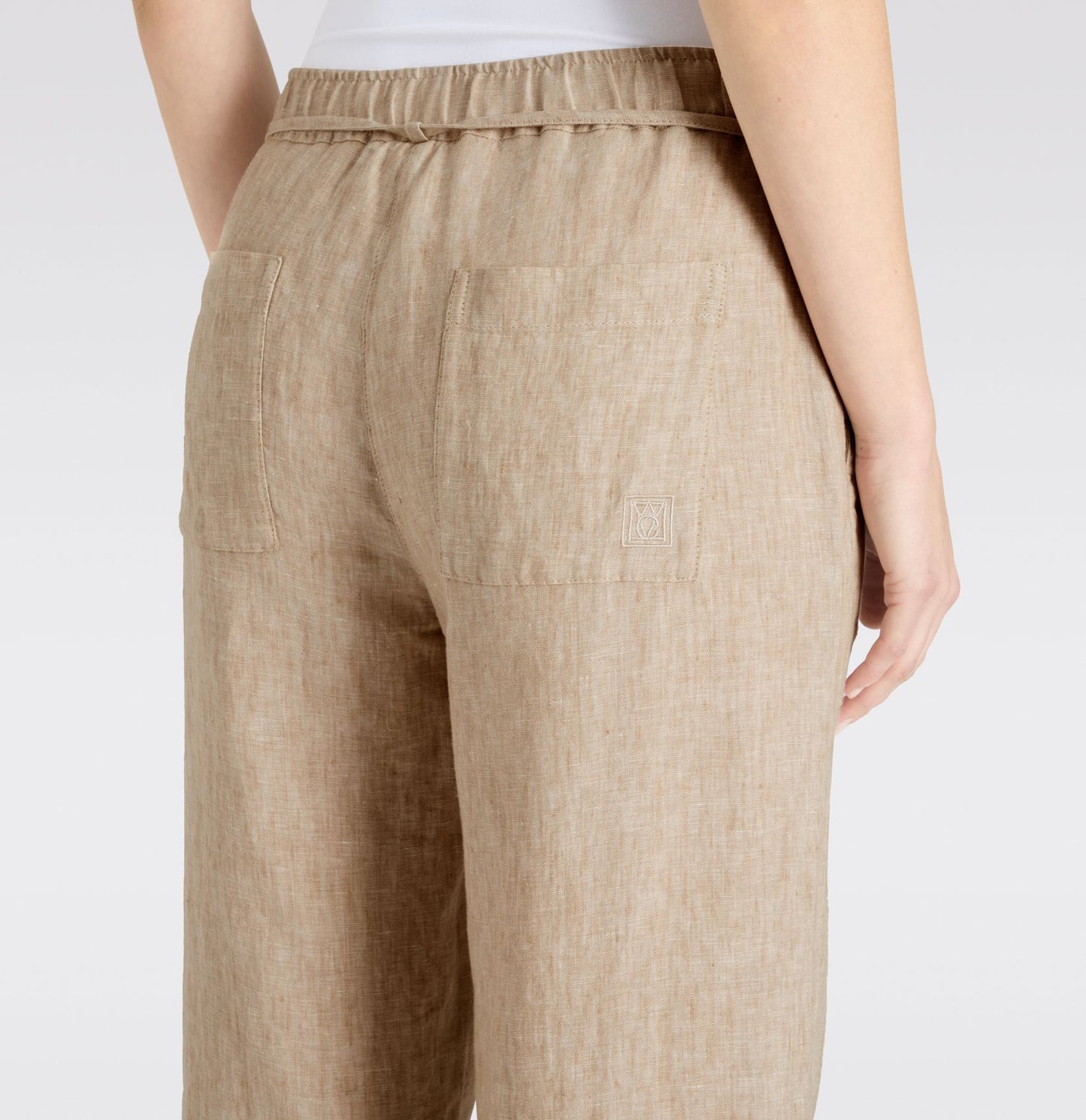 MAC MAC JEANS - CHIARA BELT, Pure linen