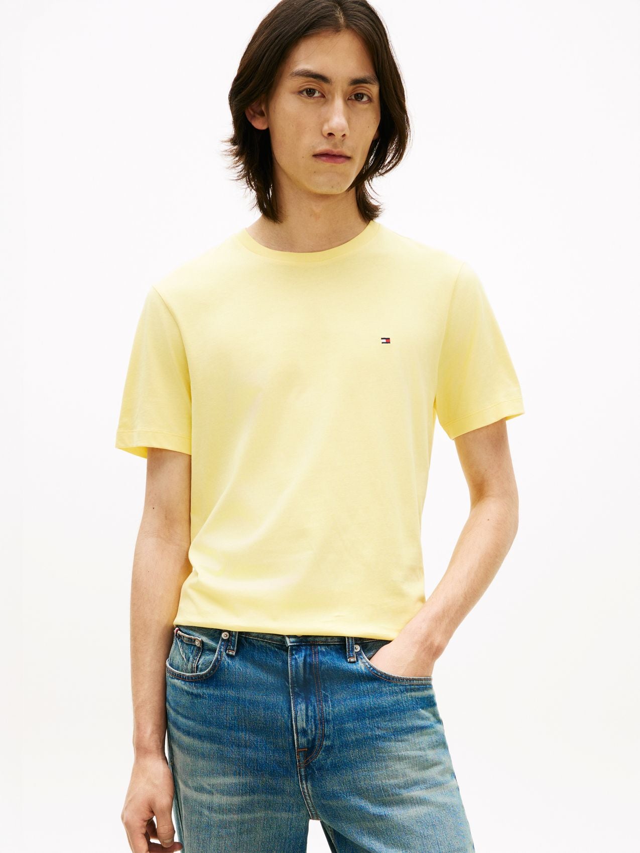 TOMMY HILFIGER T-Shirt mit Flag-Stickerei M