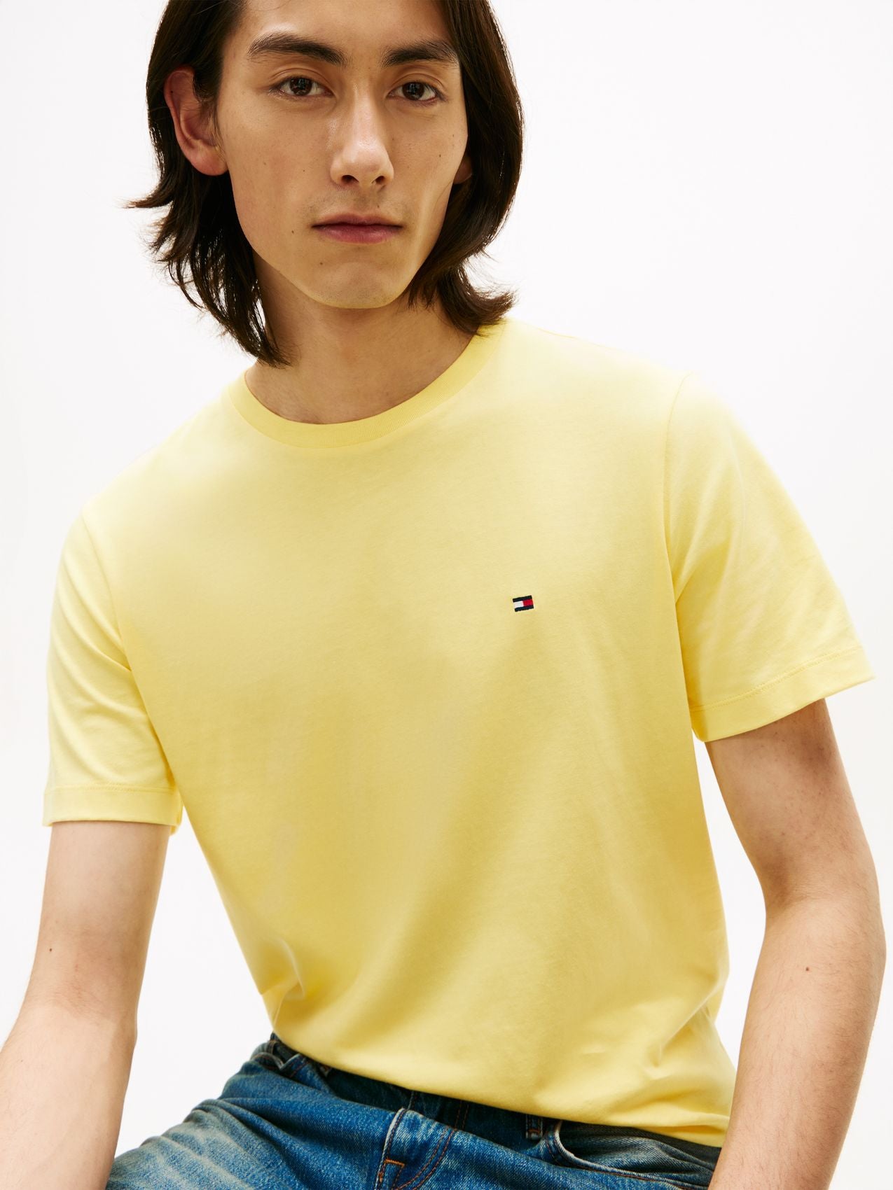 TOMMY HILFIGER T-Shirt mit Flag-Stickerei