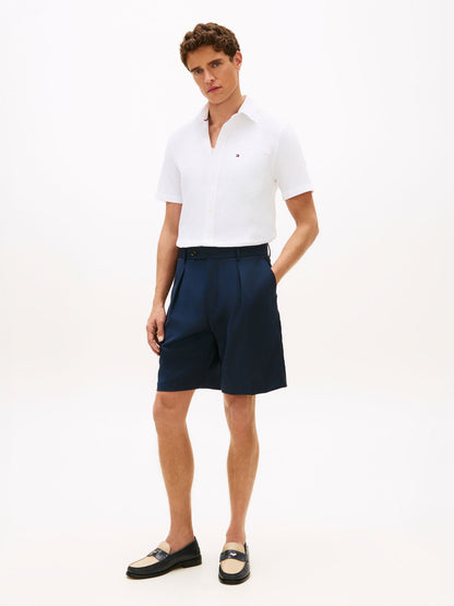 TOMMY HILFIGER Regular Fit Seersucker Short Sleeve Shirt