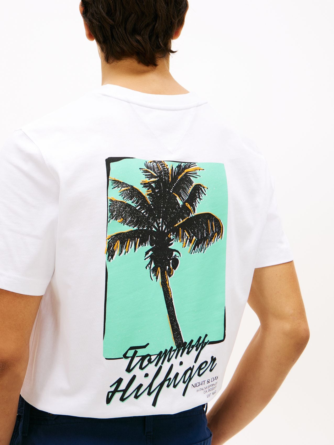 TOMMY HILFIGER Jersey-T-Shirt mit Rücken-Fotoprint