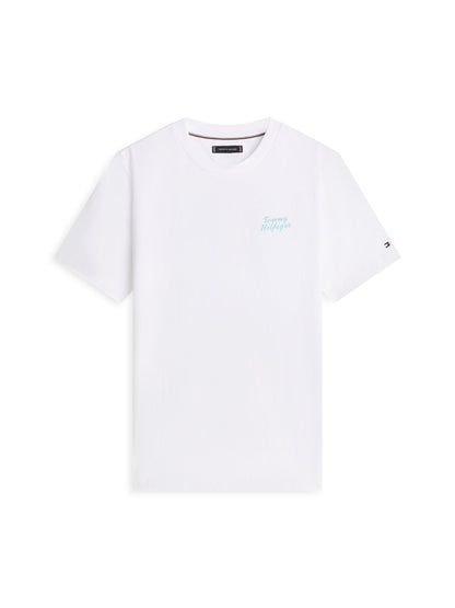 TOMMY HILFIGER Back Photo Print Jersey T-Shirt