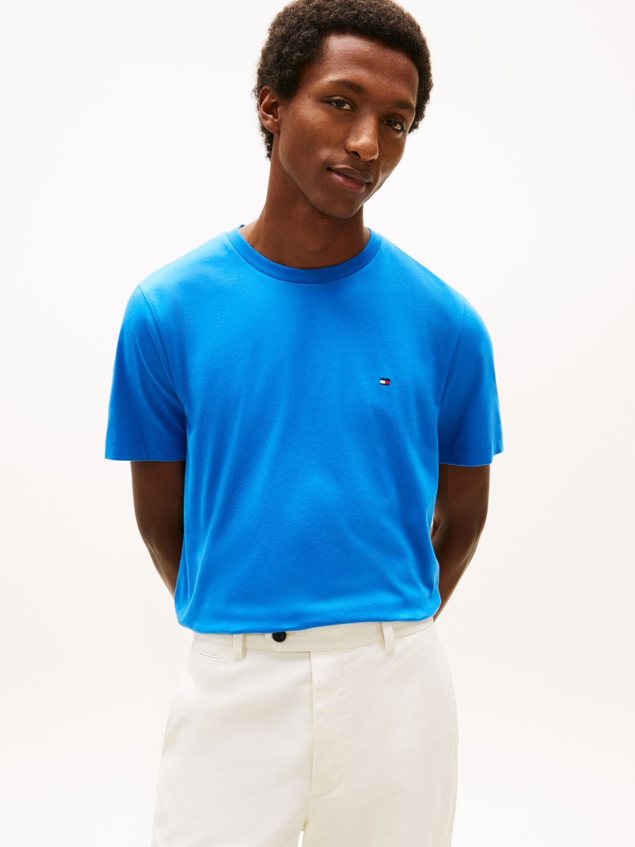 TOMMY HILFIGER T-Shirt mit Flag-Stickerei