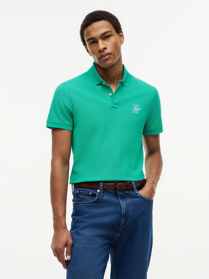 TOMMY HILFIGER Polohemd aus Piqué mit TH-Logo