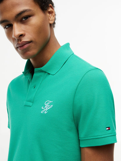 TOMMY HILFIGER Polohemd aus Piqué mit TH-Logo