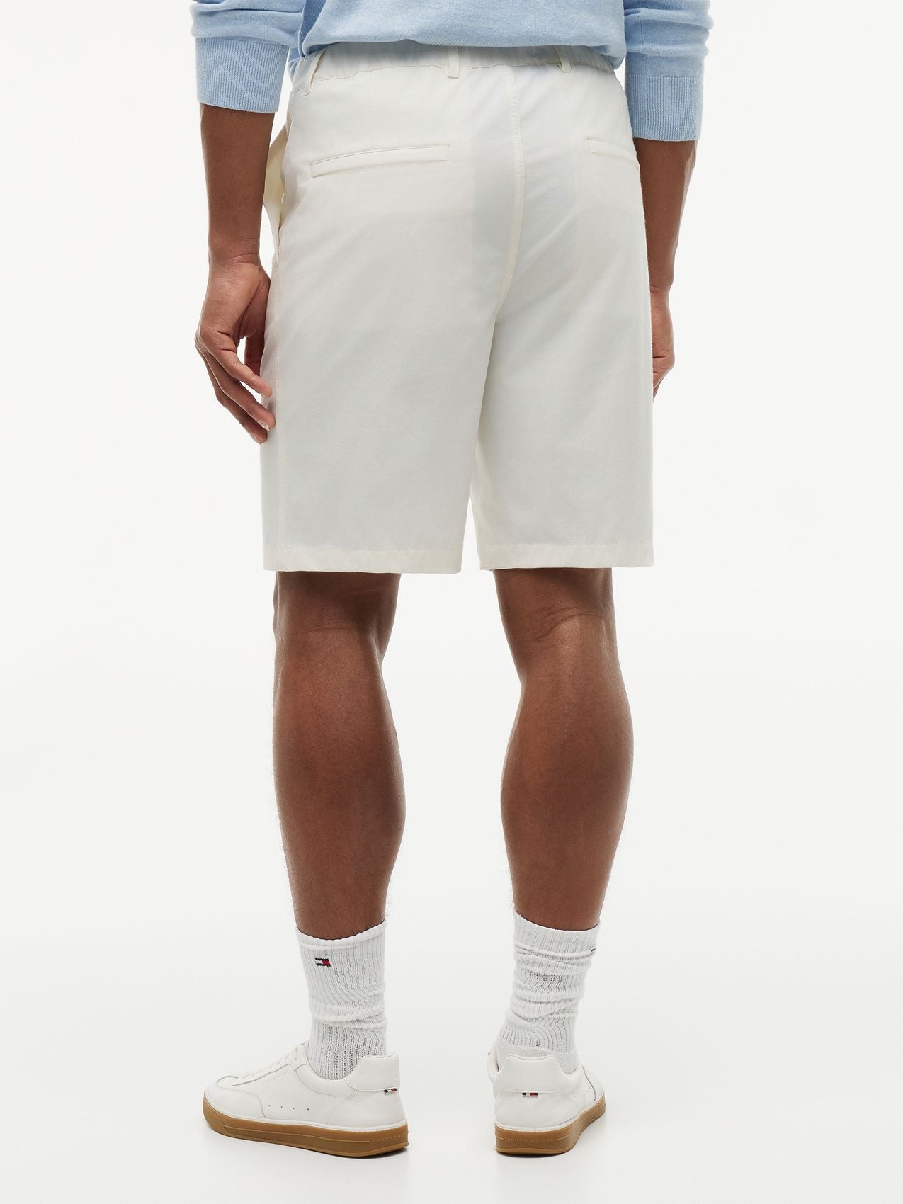 TOMMY HILFIGER Chino-Shorts mit Flag-Stickerei