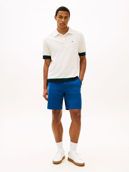 TOMMY HILFIGER Chino-Shorts mit Flag-Stickerei