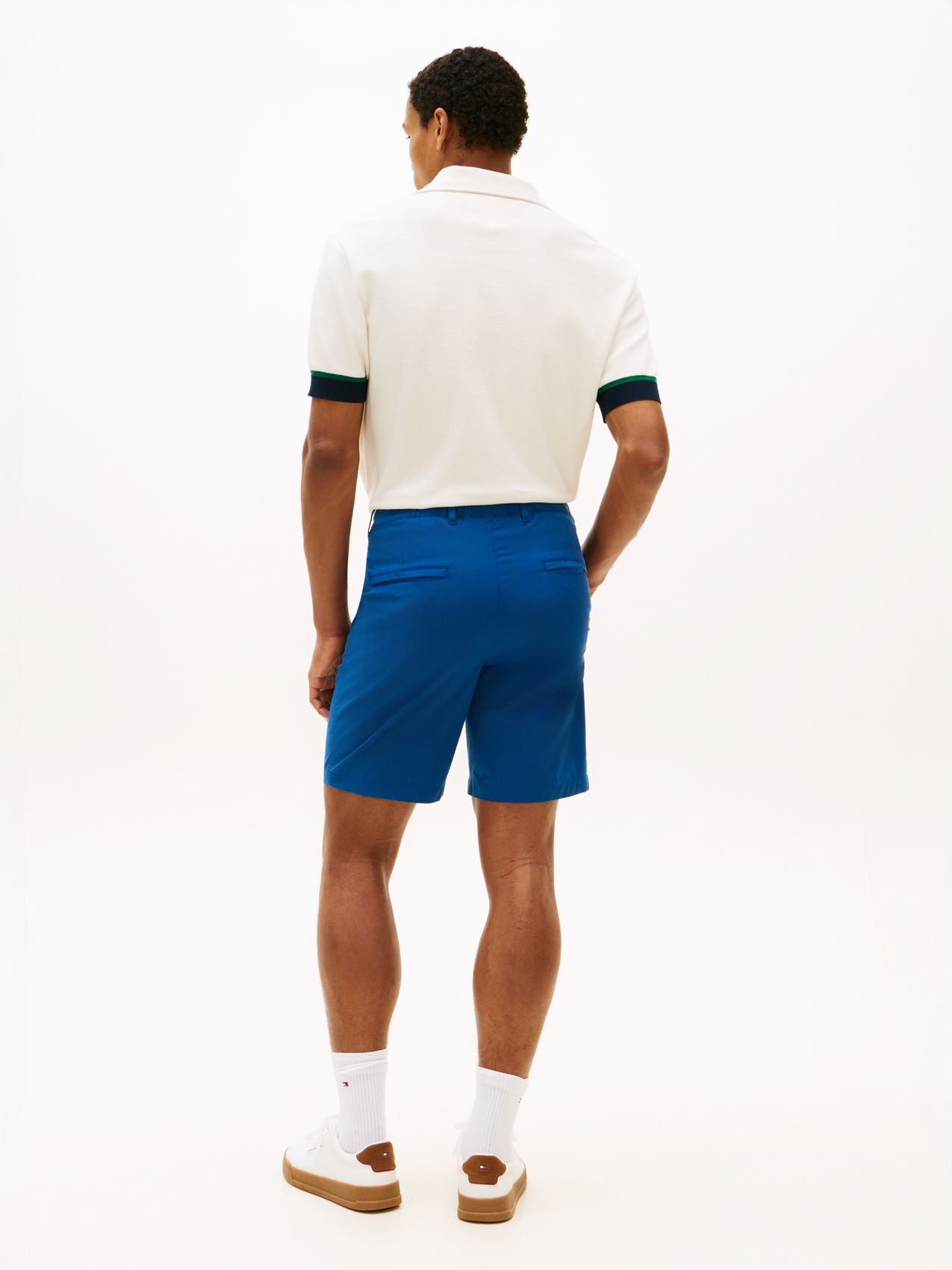 TOMMY HILFIGER Chino-Shorts mit Flag-Stickerei