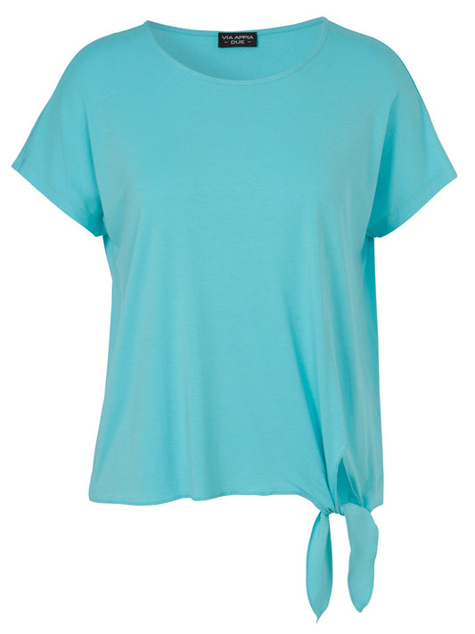 VIA APPIA T-Shirt Rundhals 1/2 Arm Knoten