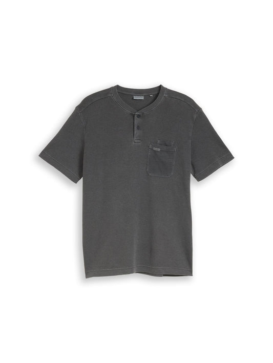 TOM TAILOR Henley T-Shirt mit Brusttasche XXL
