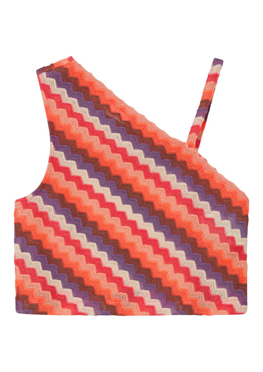 OLIVER TWIST Asymmetrisches Top mit Struktur