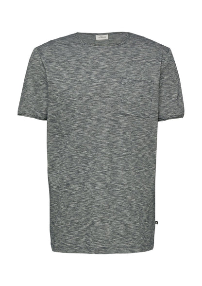 S.OLIVER T-Shirt mit Brusttasche und Rollsaum L