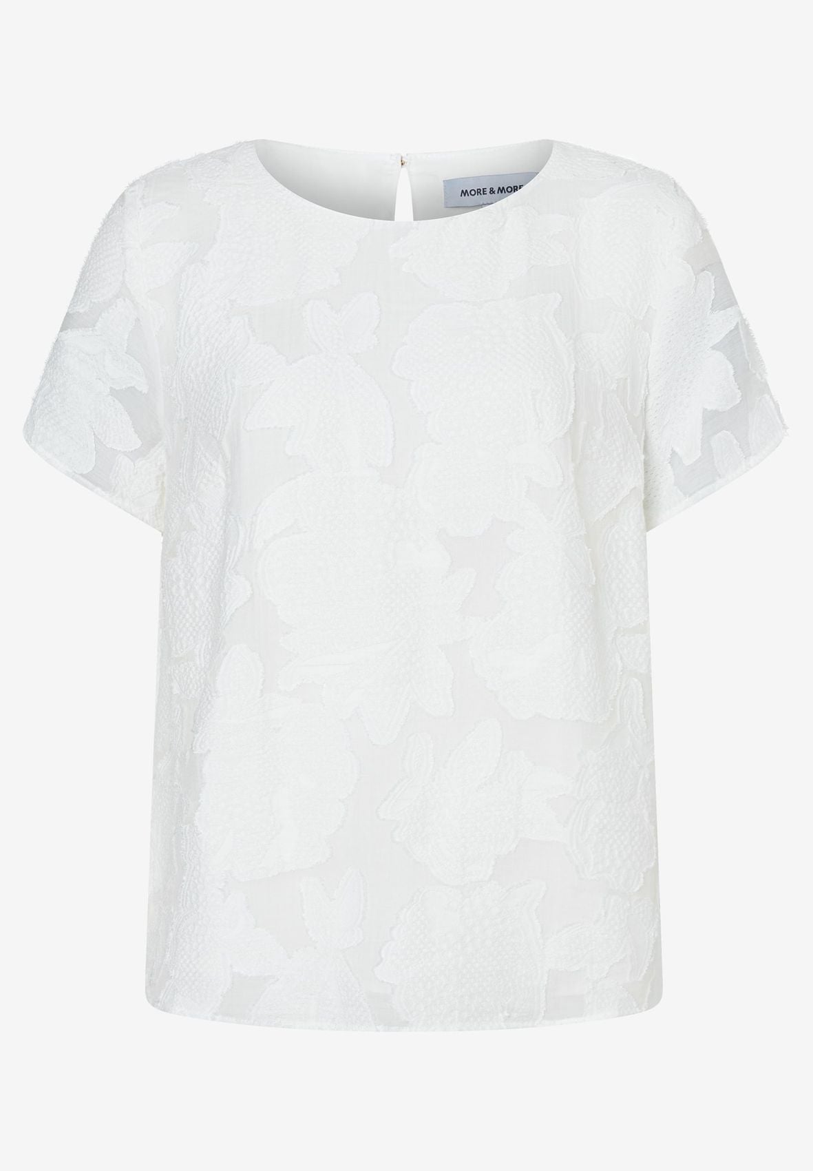MORE & MORE Jacquard-Bluse 40
