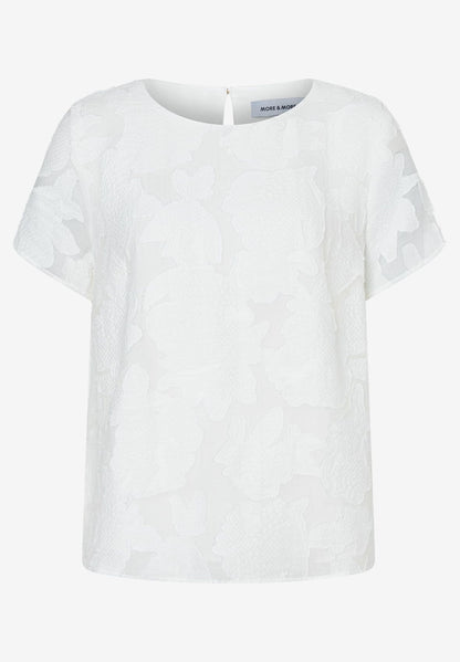 MORE & MORE Jacquard-Bluse 40
