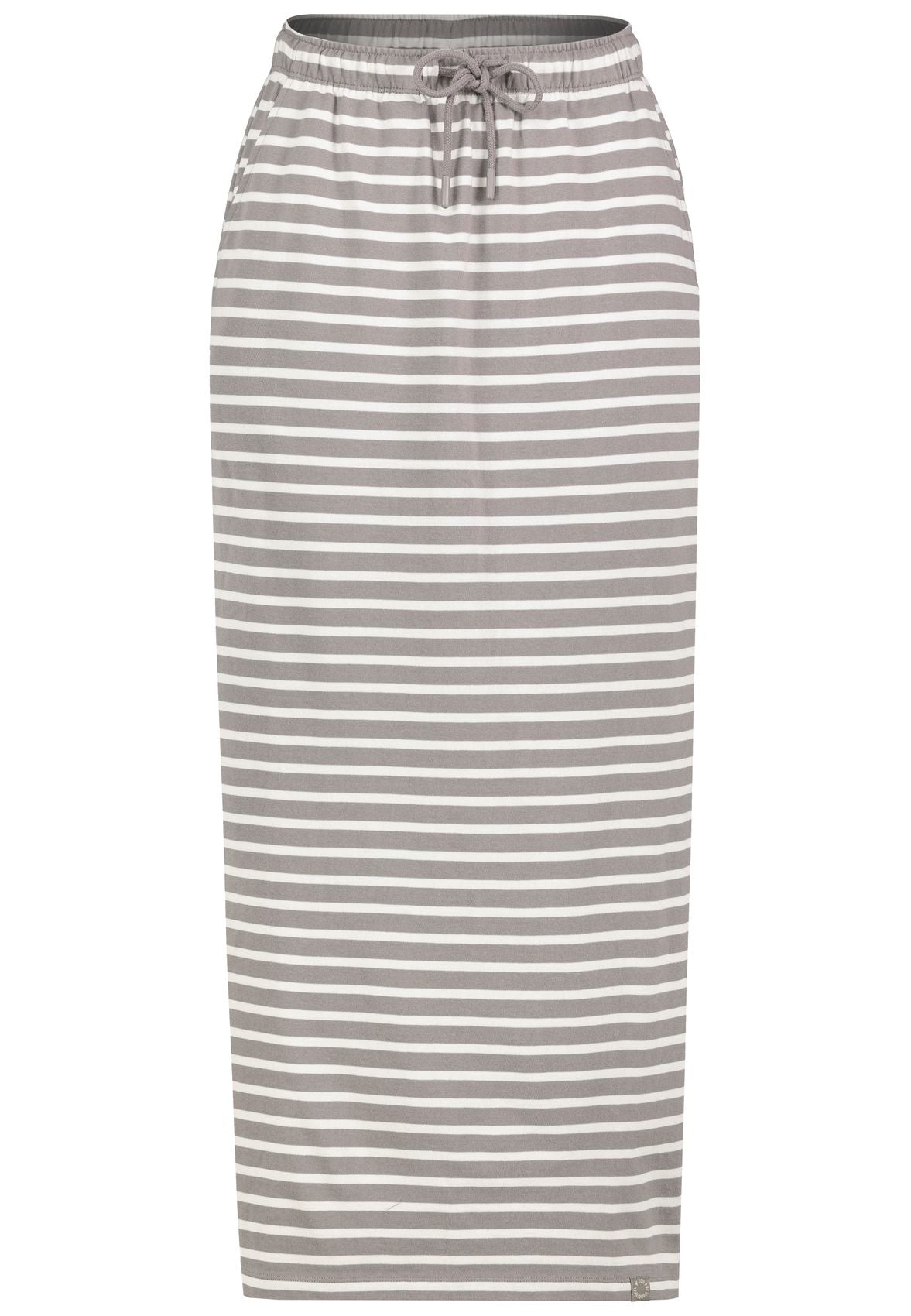 SUBLEVEL Damen, Rock, stripes: light mud brown-beige