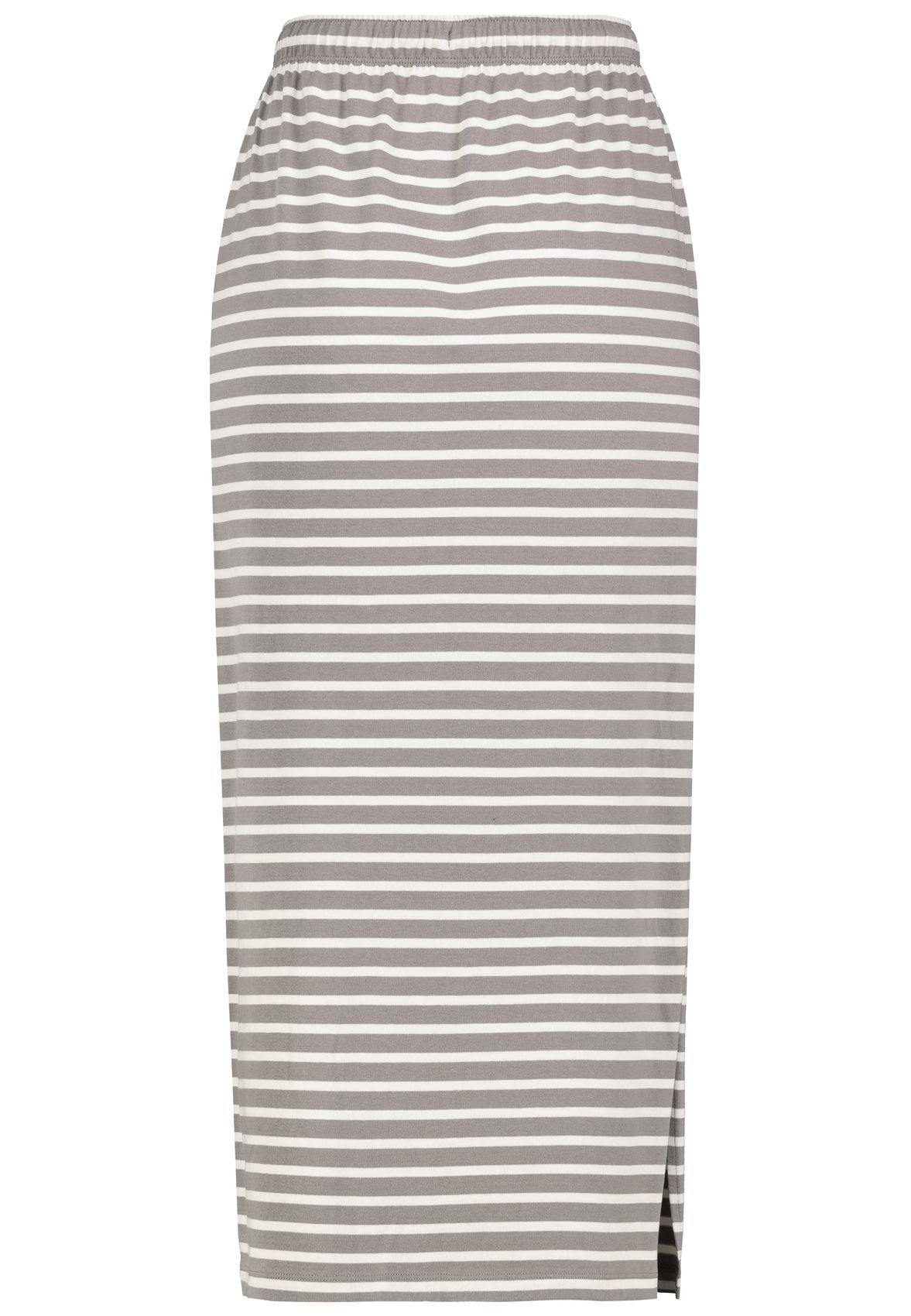 SUBLEVEL Damen, Rock, stripes: light mud brown-beige