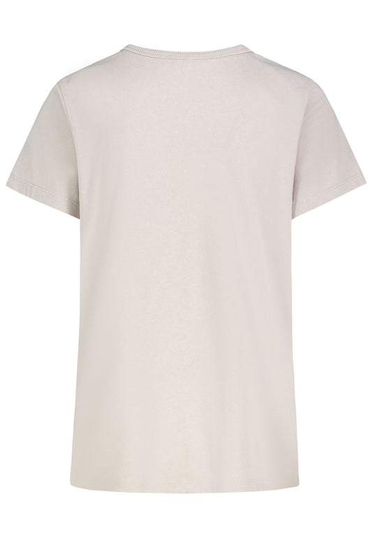 SUBLEVEL Damen, Shirt kurzarm, light sand