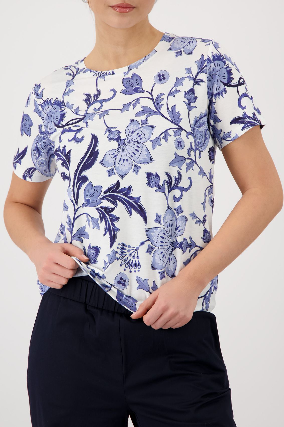 T-Shirt mit Blumenmuster