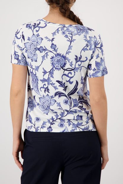 T-Shirt mit Blumenmuster
