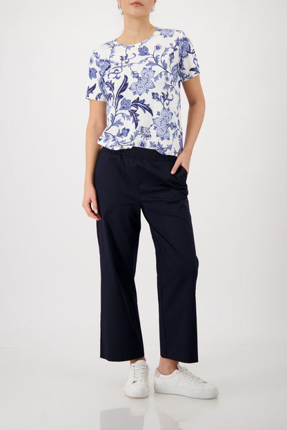 T-Shirt mit Blumenmuster