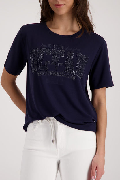 MONARI T-Shirt, marine 36
